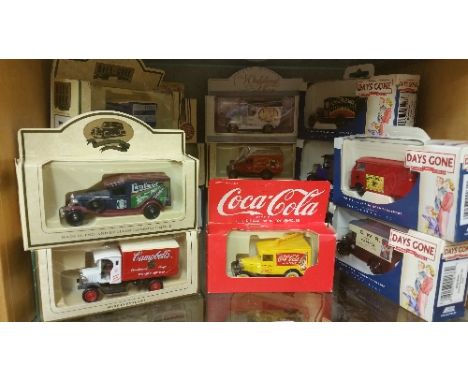 A Shelf of Die Cast Models.