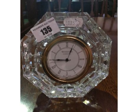 A Good Waterford Crystal Table Clock.