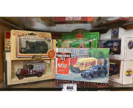 A Shelf of Die Cast Models.