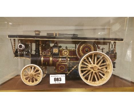 A Scale Model of a Traction Engine.