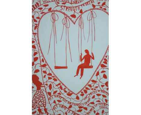 Robert Ryan (British b. 1963), 'My One, My Only', 2008 limited edition screen print 4/13, signed and numbered in pencil, labe