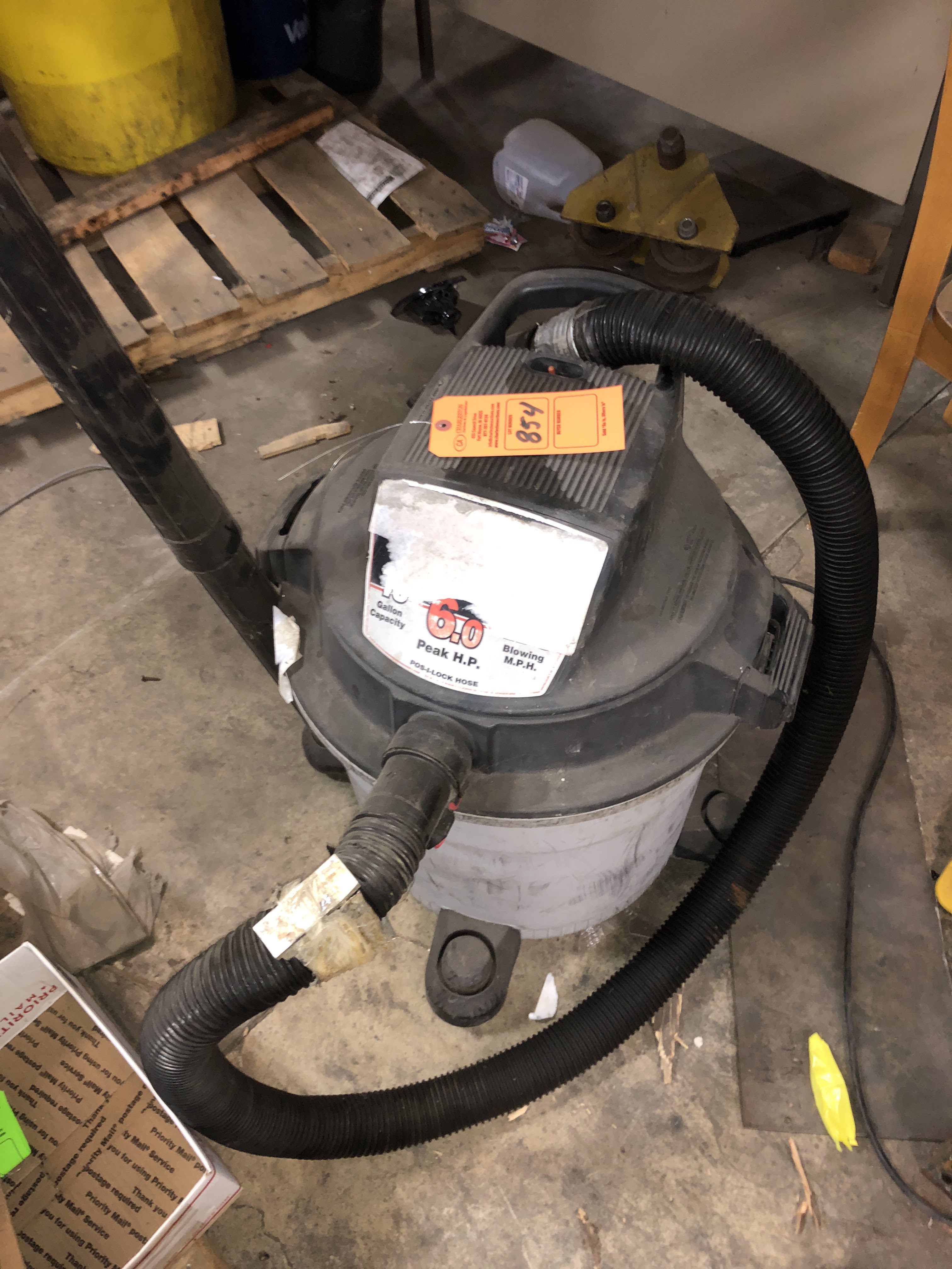 CRAFTSMAN 75TH SPECIAL EDITION SHOP VAC 16 GAL; 6 HP; 170 MPH