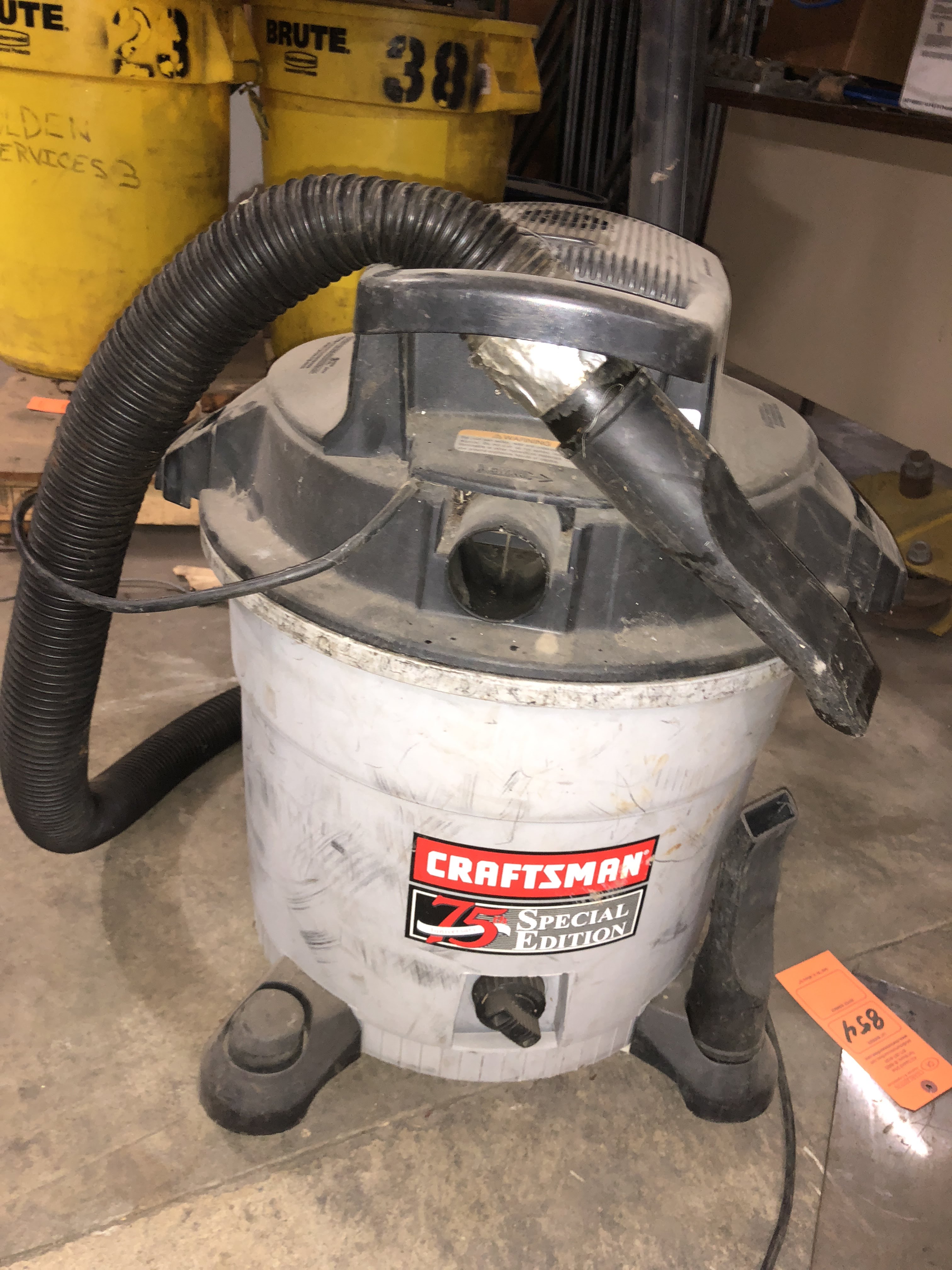 CRAFTSMAN 75TH SPECIAL EDITION SHOP VAC 16 GAL; 6 HP; 170 MPH