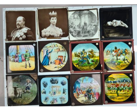 Five cases of Magic Lantern Slides, Wonders of the World, Chinese Subjects, Humerous, etc 