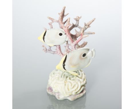 ROYAL WORCESTER 'FOUR EYED FISH' FIGURE
designed by R Van Ruyckevelt, titled and numbered 3573 to base, 14cm high.