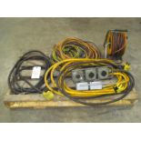 Lot of Assorted Extension Cords
