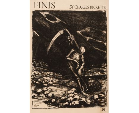 * Ricketts (Charles, 1866-1931). The Epithalamium, for Daphnis and Chloe, circa 1892-93, proof wood engraving on thin wove pa