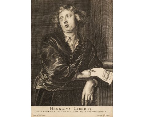 * Bolswert (Schelte A., 1586-1659). Justus Lipsius Historiographus (from Icones Principum Virorum), circa 1635, stipple engra