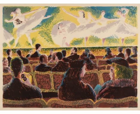 * Grant (Duncan, 1885-1978). At the Ballet, 1938, colour lithograph on wove paper, printed by Curwen Press, published by Cont