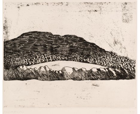 * Armitage (Kenneth, 1916-2002). Landscape, 1977, etching on Crisbrook handmade wove paper, from the published edition of 30 