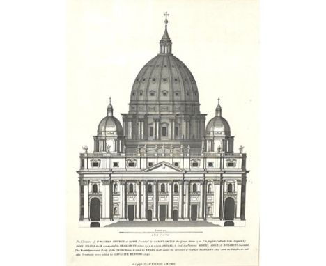 A group of four reproduction architectural prints, 29 x 39 cm, (4).