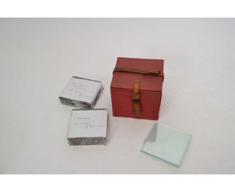 Quantity of magic lantern slides comprising Old Mother Hubbard, set of eight slides, Cinderella, also set of eight slides and