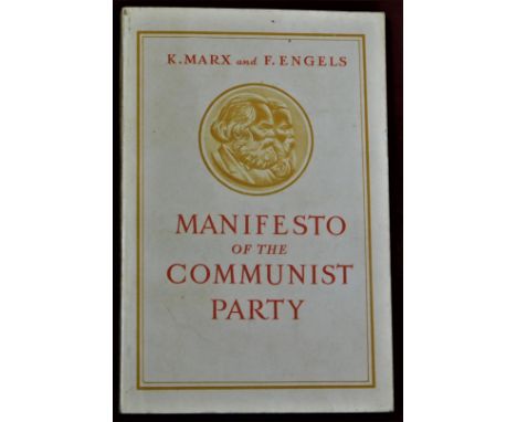 Book-(Communist)-'Manifesto of the Communist party'-K Marx and F.Engels-containing Bourgeois and Proletarians-Socialist  and 