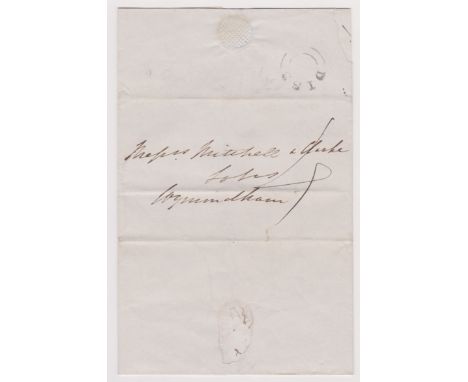 Great Britain 1839-Postal History-EL dated 10thDec 1839 posted to Wymondham - manuscript 4-undated Diss cancel