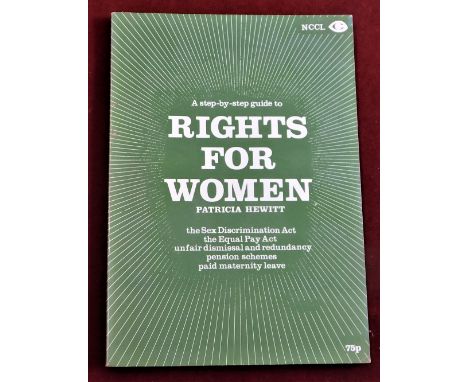 Booklet-'Right for Women'-A step by step guide to sex discrimination act-The equal pay act-Paid Maternity Leave etc-copyright