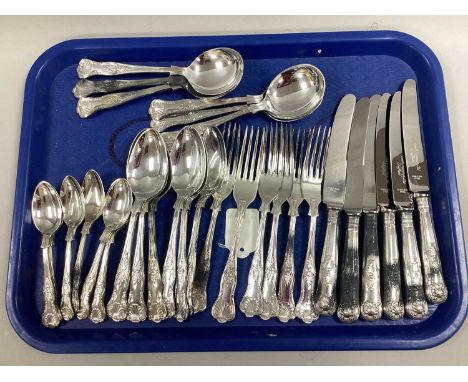 A Collection of EPNS Kings Pattern Cutlery, to include Smith Seymour Sheffield, etc.