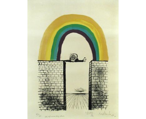 § Ronald Searle, CBE, RDI (British, 1920-2011) "Watch out for next week's thrilling instalment !" signed lower right "Ronald 