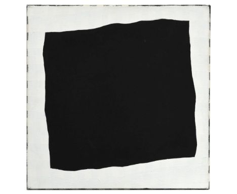 § Nicolas Chardon (French, b. 1974) 'Carré noir sur vichy', 2002 signed on the stretcher "Nicolas Chardon" acrylic on canvas 