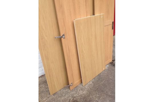 A Flat Pack Ikea Two Door Wardrobe With Side Panels Doors Back