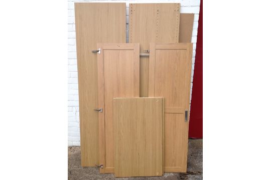 A Flat Pack Ikea Two Door Wardrobe With Side Panels Doors Back