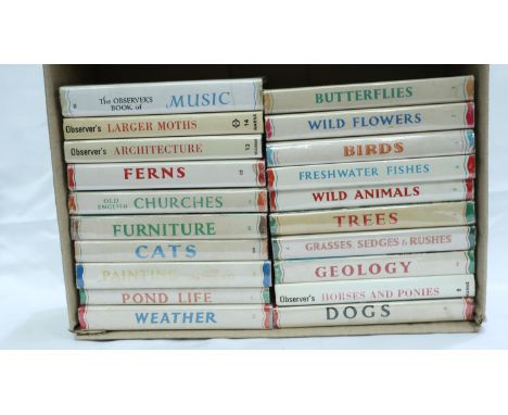 Twenty Observers Pocket Books, all early titles and in original dust covers. P&amp;P Group 3 (£25+VAT for the first lot and £