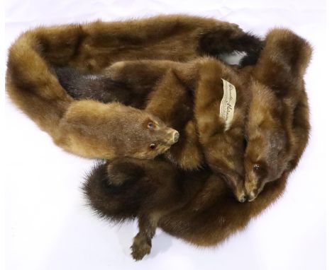 A mink fur stole by Blands &amp; Normans of Belfast. P&amp;P Group 1 (£14+VAT for the first lot and £1+VAT for subsequent lot