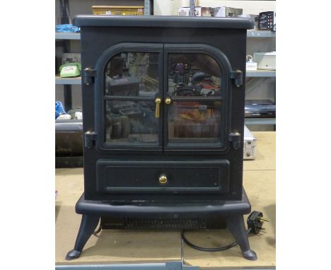 Connect it 1850w electric coal effect fire, 40 x 27 x 54 cm. All electrical items in this lot have been PAT tested for safety
