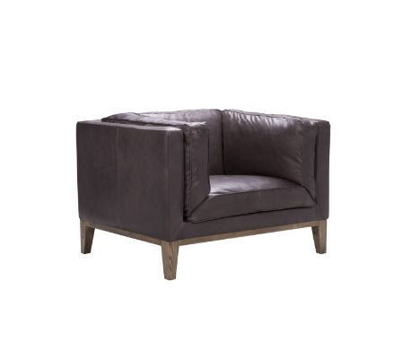 Bench Sofa 1 Seater Ride.Gun & Weathered Oak 103x87x75cm RRP  £ 2400
