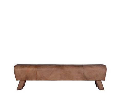 { Option of lots:  6117, 6117A } } Gym Horse Triple Bench Bull  A new signature finish for Timothy Oulton, Savage celebrates 
