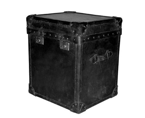 London Trunk Black Steel