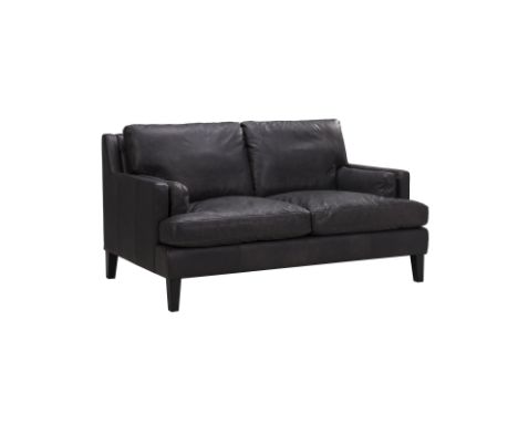 Canson Sofa 2 Seater Ride.Black 151x98.5x85cm RRP  £ 3000