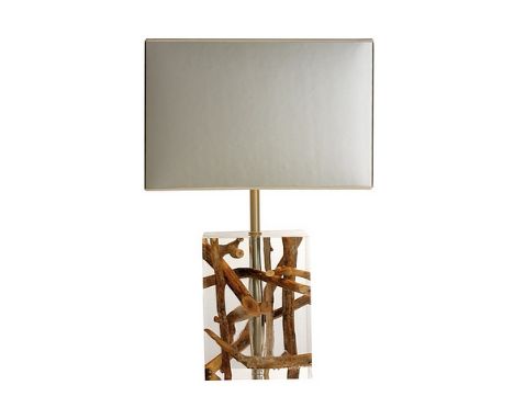 L156 Kisimi(L) Acrylic /Whitecorner Al Table Lamp W(Eu)