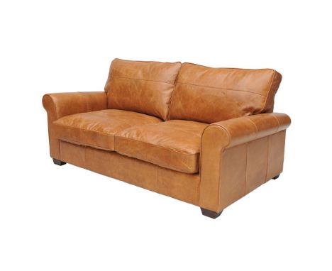 Hudson Sofa 2.5 Seater Biker Tan 189x100x87cm RRP  £ 3159