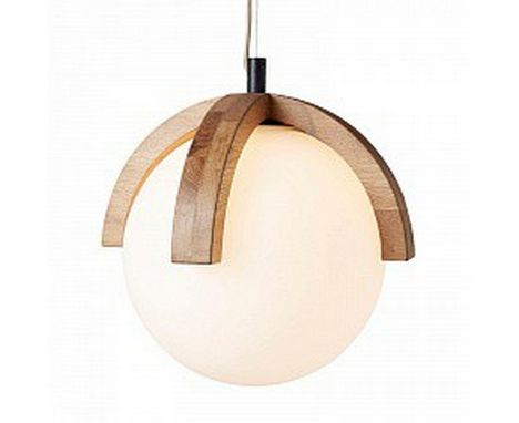L254 Moonbud Pendant Lighting 49cm Opaline & Pu.N.O(Uk)