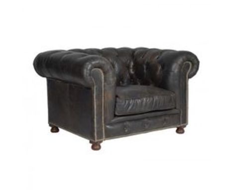 Westminster Btn Sofa 1 Seater Vagabond Black 123x97x73.5cm RRP £ 3336