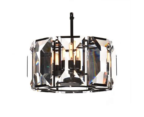 { Option of lots:  551, 551a } } } } Facet  Pendant Lighting 48cm Nat(Uk) 48x48x42cm RRP  £ 1845
