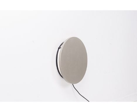 { Option of lots:  775, 775a } } } Crescent Round Large Sconce Lighting 42cm Cement(Uk) 42x8x42cm RRP  £ 444