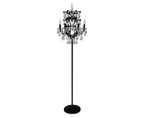 { Option of lots:  514, 514a } } } } Crystal Floor Lamp Antique Rust (Uk) 46x46x178cm RRP  £ 1248
