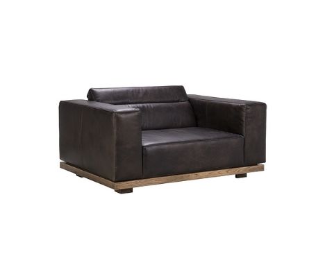 Gravity Sofa 1.5 Seater Napinha Ebony & Weathered Oak 143x105x71cm RRP  £ 3399