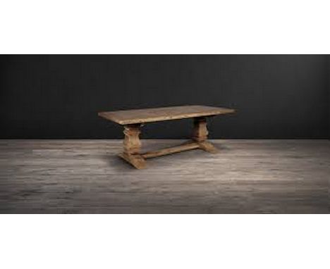 Georgian Architectural Dining Table Large Genuine English Reclaimed Timber 300x100x76cm RRP  £ 4314
