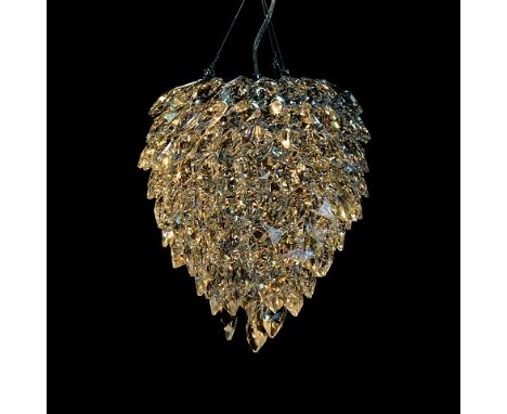 { Option of lots:  662, 662a } } } Petals Pendant Lighting Medium Brilliant(Uk) 32x32x36cm RRP  £ 1185