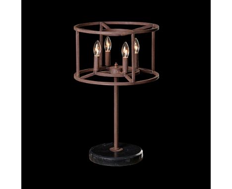 Crown Table Lamp Antique Rust (Uk) 40x40x62cm RRP  £ 675