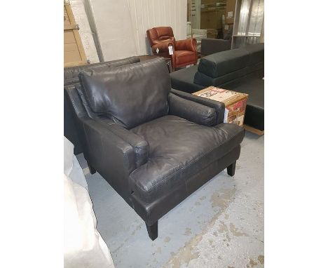 Canson Sofa 1 Seater Maracana Black 96x98.5x85cm RRP  £ 1872