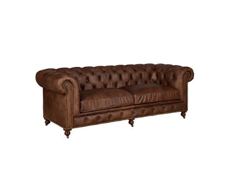 Kensington Sofa 2.5 Seater Vintage Cigar 220x97x78cm RRP  £ 4251