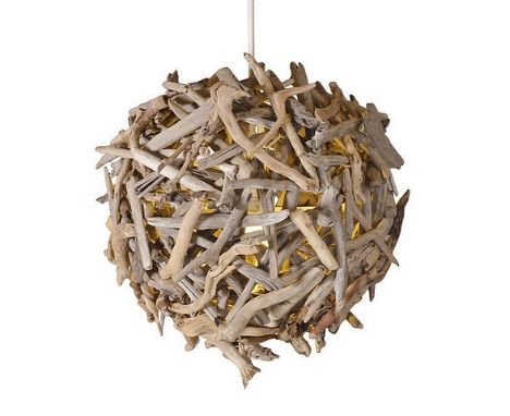 L046 Igniq Pendant Lighting 110cm Drift Wood & Antique Rust (Uk)