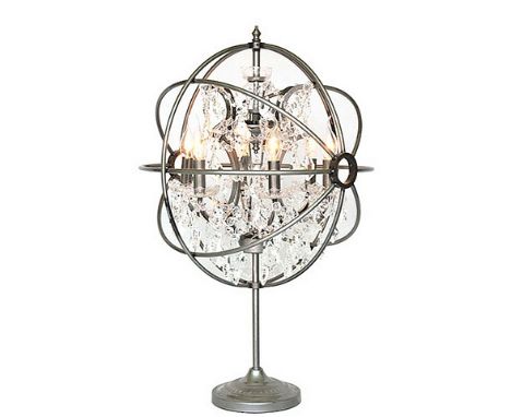 Crystal Table Lamp Antique Rust (Uk) 42x42x80cm RRP  £ 948