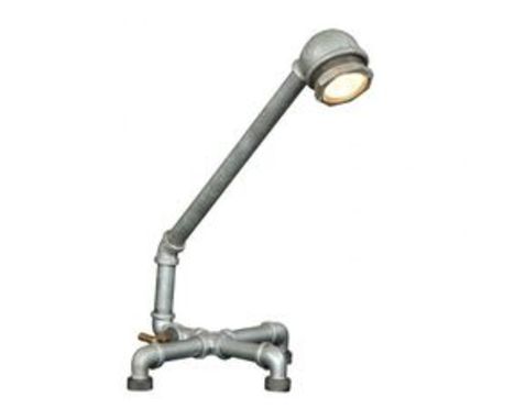 { Option of lots:  6128, 6129 } } Knuckle Joint Table Lamp Ang Chrome(Uk) 40 x 27 x 43cm