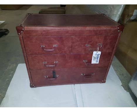 Ox Student Trunk Large Library Red 100x50x80cm RRP  £ 2079
