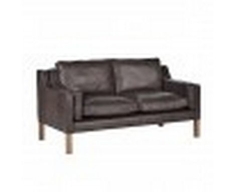 Imesh Sofa 2 Seater Ride.Gun & Weathered Oak 