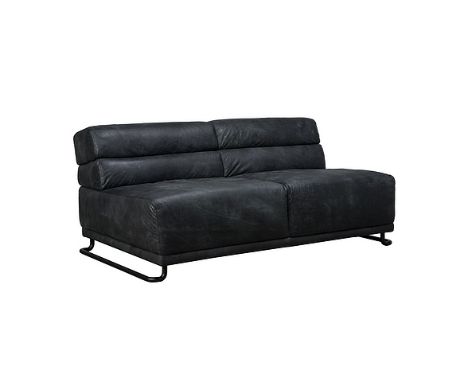 Jaba Sofa 2 Seater Plonge Slate & Matt Black 160.5x96.5x71cm RRP  £ 3240